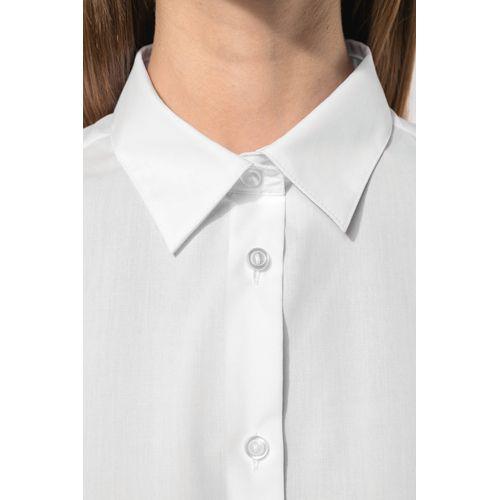 Ladies' poplin easy care polycotton shirt