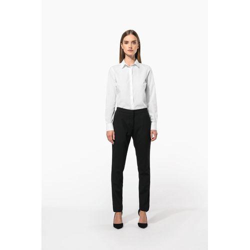 Ladies' poplin easy care polycotton shirt