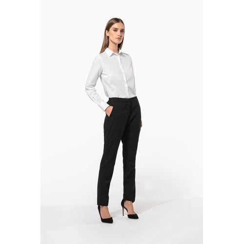 Ladies' poplin easy care polycotton shirt