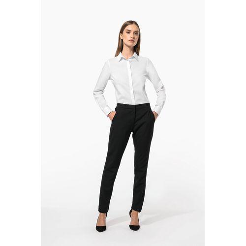 Ladies' poplin easy care polycotton shirt