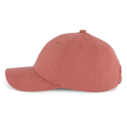 Casquette 6 panneaux en coton recyclé