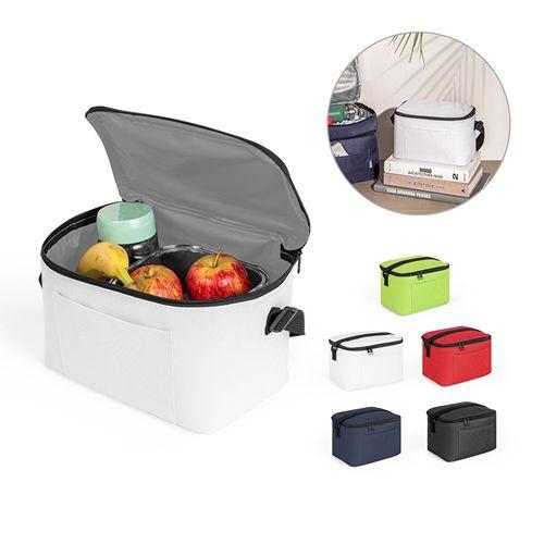 CANCUN. Sac thermique en polyester recyclé 600D avec sangle réglable