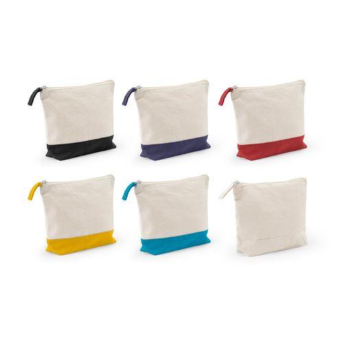 DAPHNE. Trousse à cosmétiques 100 % coton (340 g/m²) bicolore