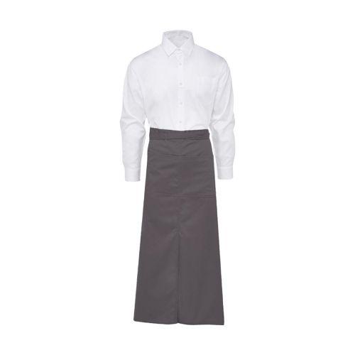 BERLIN Long Bistro Apron with Vent and Pocket