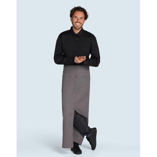 BERLIN Long Bistro Apron with Vent and Pocket