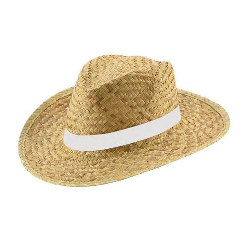 JEAN RIB. Chapeau de paille naturel