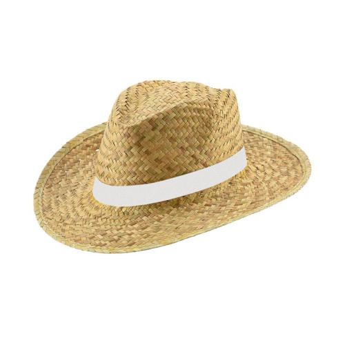 JEAN RIB. Chapeau de paille naturel
