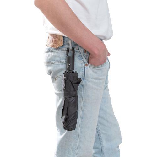 GUSTAVO. Parapluie pongé 190T rPET avec ouverture et fermeture automatiques