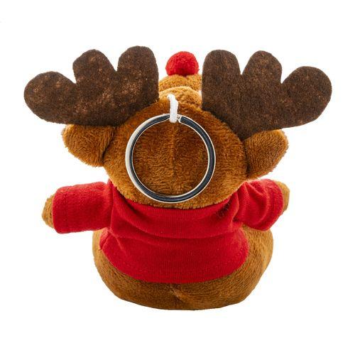 Porte-clés renne de Noël en peluche Julren