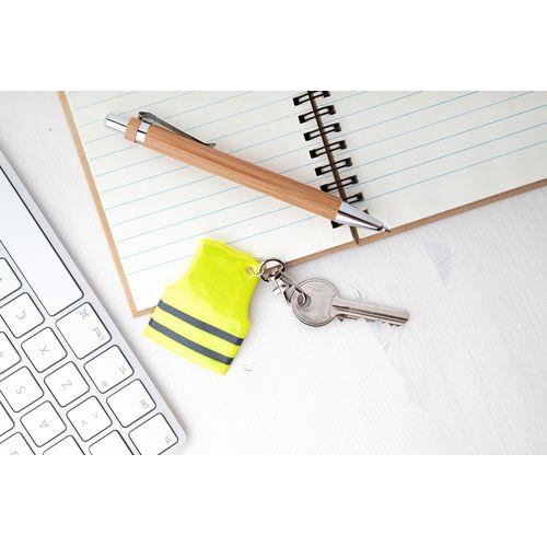 Pit Lane mini reflective vest keyring