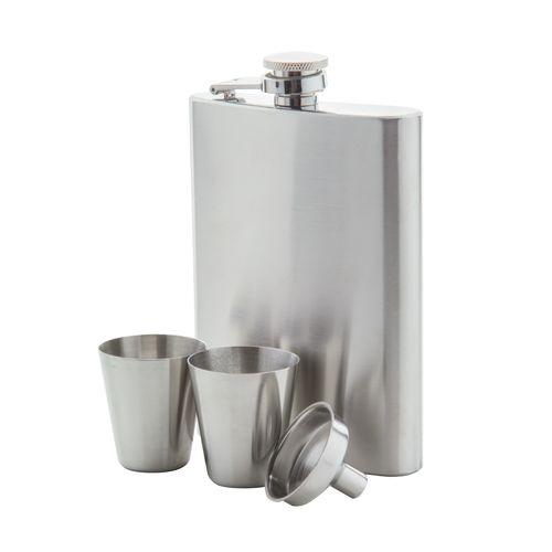 Shackleton hip flask set