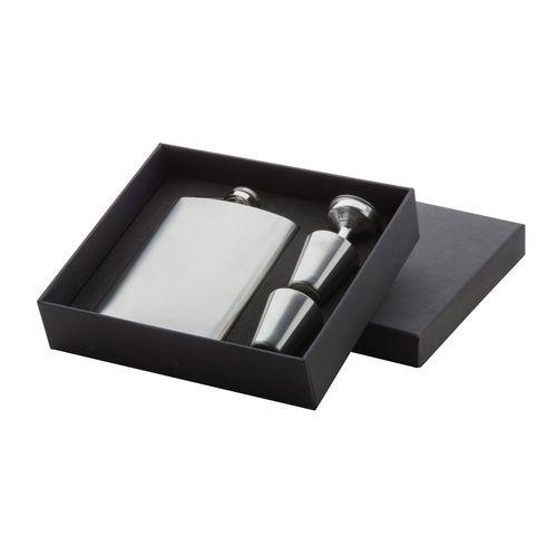 Shackleton hip flask set