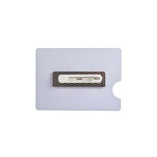 Name Badge James double, Needle, Print in full color