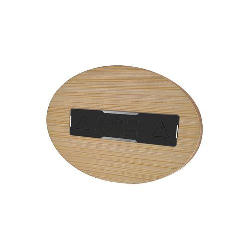 Badge Bamboo Ovale 74x50mm