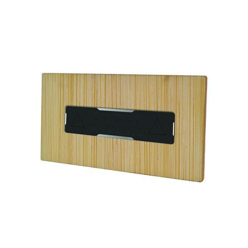Badge Bamboo Rectangular