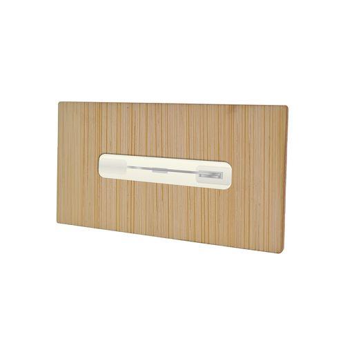 Badge Bamboo Rectangle 74x40mm