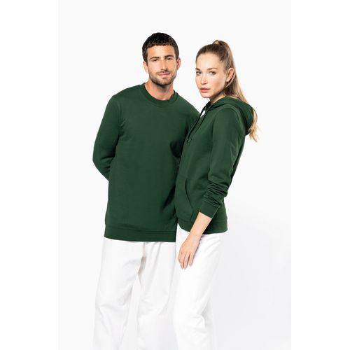 Sweat-shirt recyclé col rond unisexe