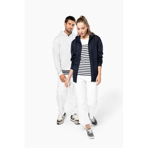 Sweat-shirt recyclé col rond unisexe
