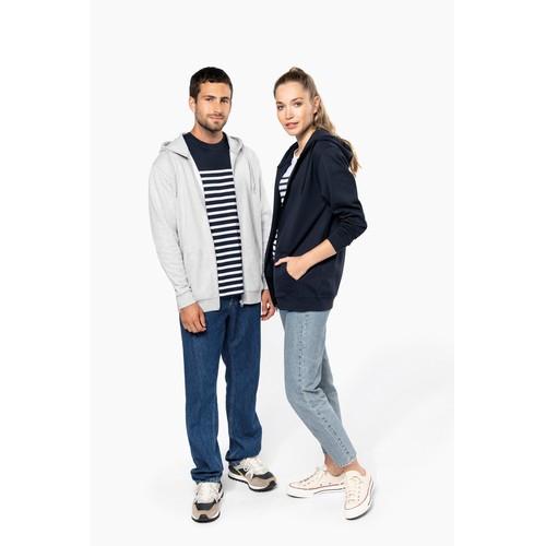 Unisex full zip hoodie