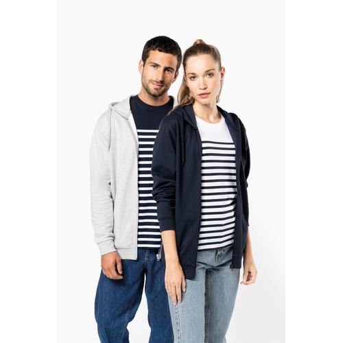 Unisex full zip hoodie