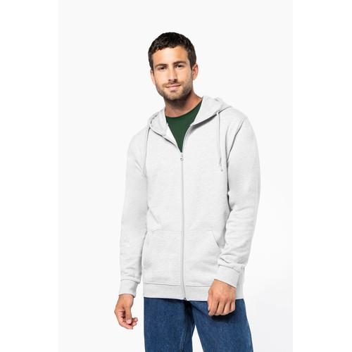 Unisex full zip hoodie
