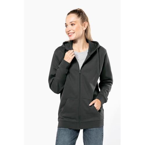 Unisex full zip hoodie