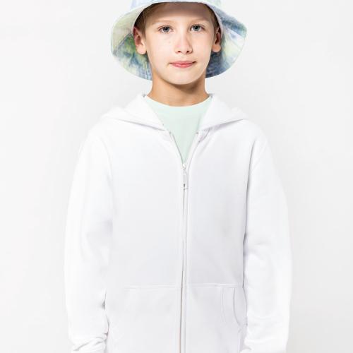 Kids' full zip hooded sweatshirt