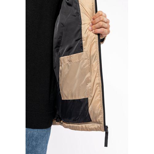 Unisex bi-tone padded jacket with hood