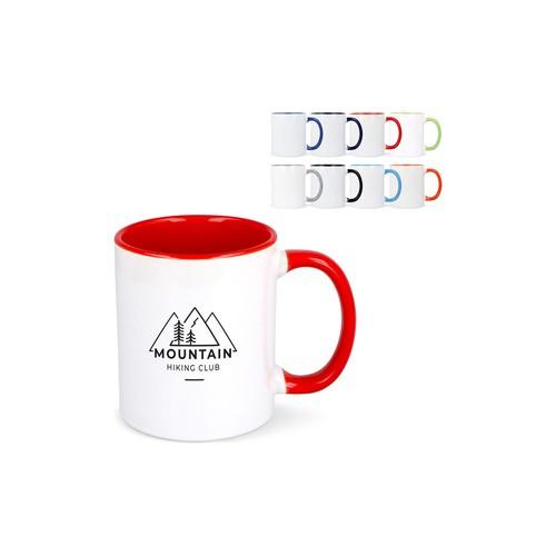 Mug subli Oslo colored inside &amp; handle 300ml