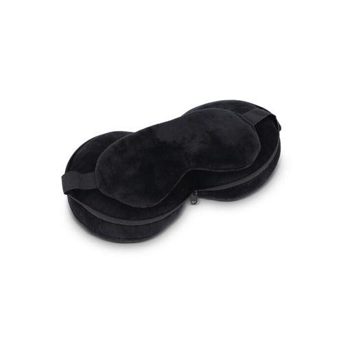 Oreiller masque de voyage avec housse à fermeture éclair