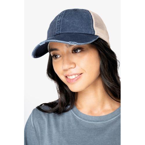 Unisex Destroyed Mesh Trucker Cap