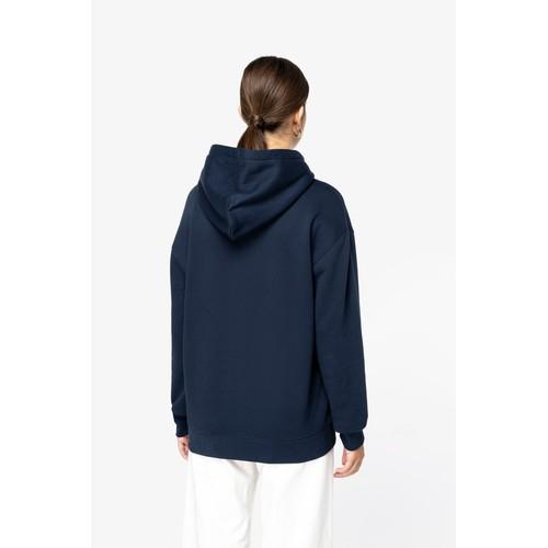 Sweat-shirt écoresponsable à capuche à épaules tombantes molleton gratté unisexe