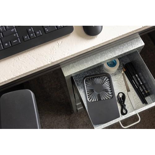 Ventilateur de bureau en plastique recyclé RCS Aervina