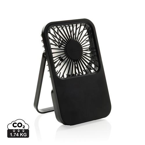Ventilateur de bureau en plastique recyclé RCS Aervina