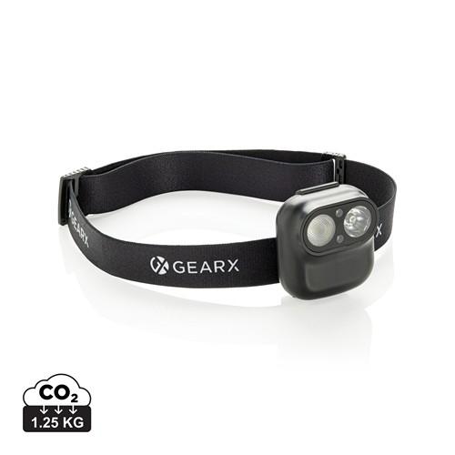 Lampe frontale avec capteur de mouvement en ABS RCS Gear X