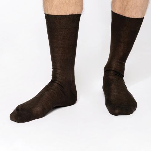 Men's cotton jersey Scottish lisle thread socks
