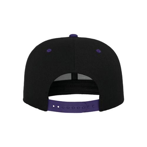 Classic two-tone snapback cap