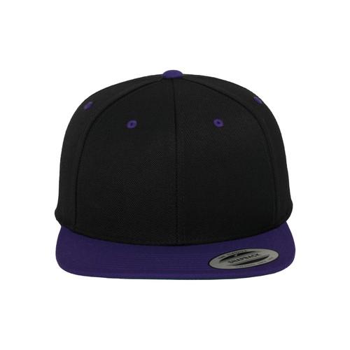 Classic two-tone snapback cap