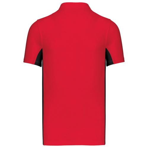 Flag > Short-sleeved two-tone polo shirt