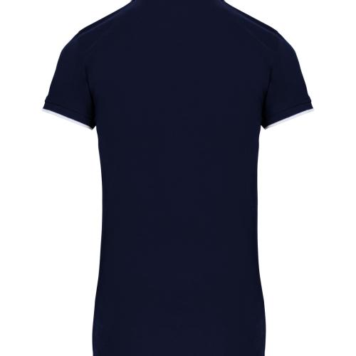 Ladies' short-sleeved piqué knit polo shirt