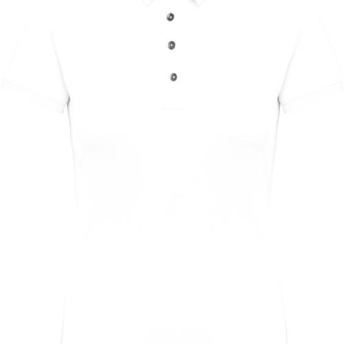 Ladies' short sleeved jersey polo shirt