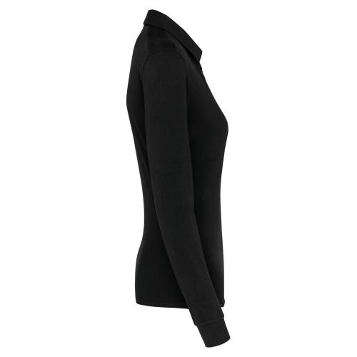Ladies' long sleeve jersey polo shirt