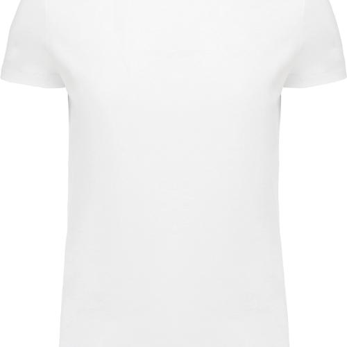 T-shirt Supima® col rond manches courtes femme