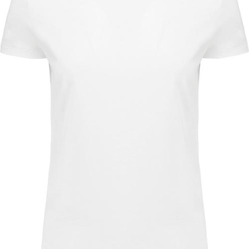 T-shirt Supima® col rond manches courtes femme