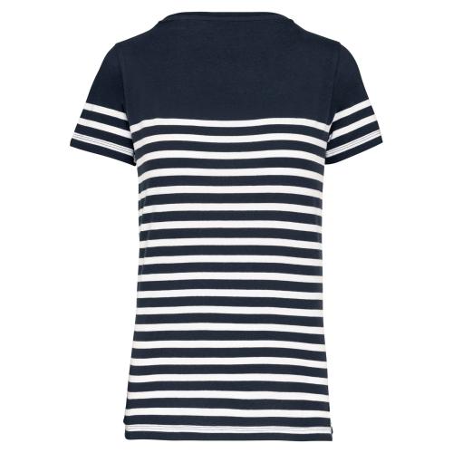 Ladies Organic crew neck sailor T-shirt