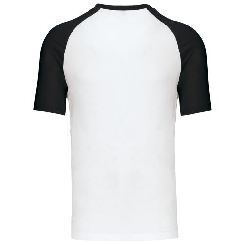 Baseball > t-shirt bicolore manches courtes