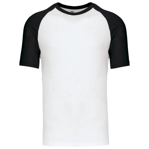 Baseball > t-shirt bicolore manches courtes