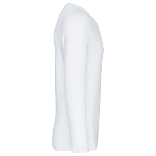 Men's long-sleeved crew neck T-shirt