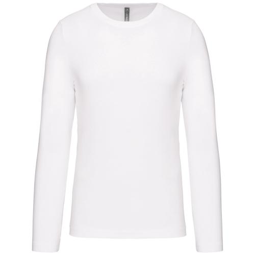 Men's long-sleeved crew neck T-shirt