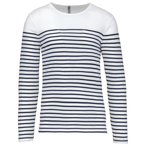 Men s long-sleeved Breton stripe top